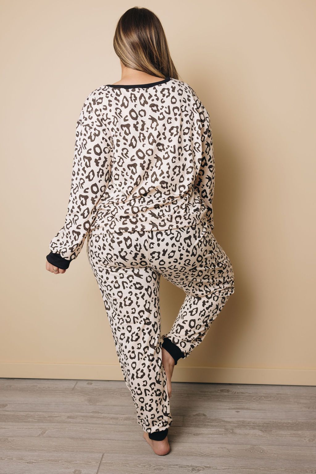 Plus Size - Adele Leopard Lounge Set