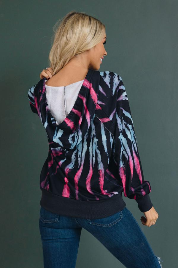 Say It With Love Tie Dye Hoodie