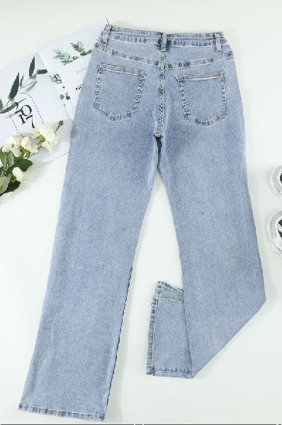 Cecelia Slit Anklet Flare Jeans