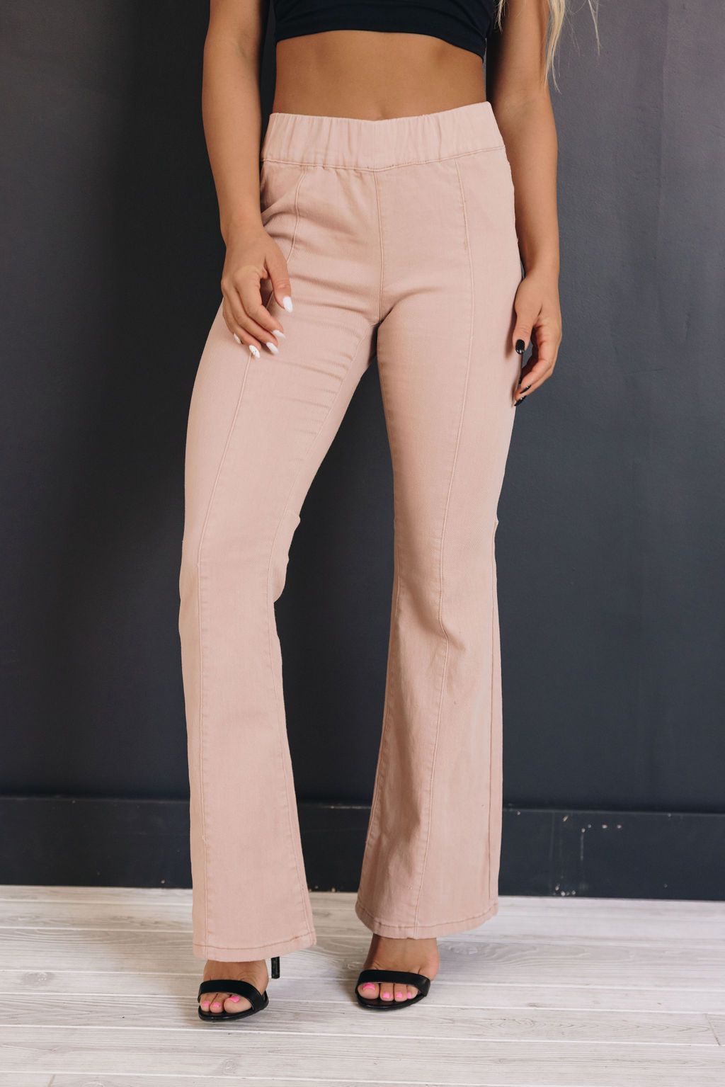 Lisa High Rise Flare Denim