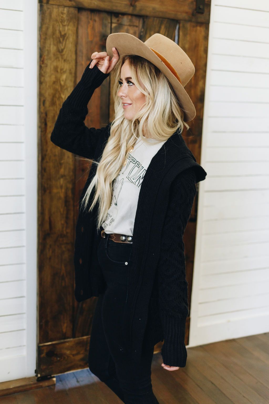 Only Want You Knit Hooded Cardigan