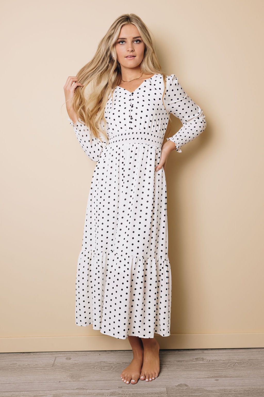 Rene Polka Dot Dress