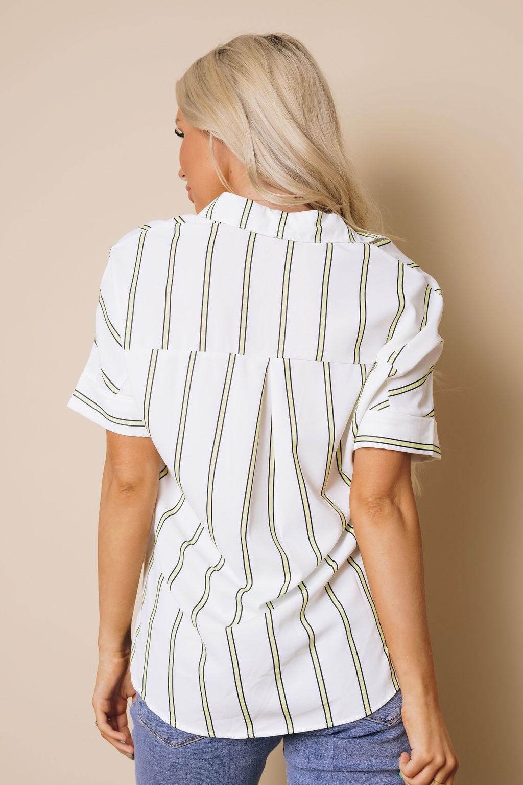 Mel Striped Buttoned Shirt