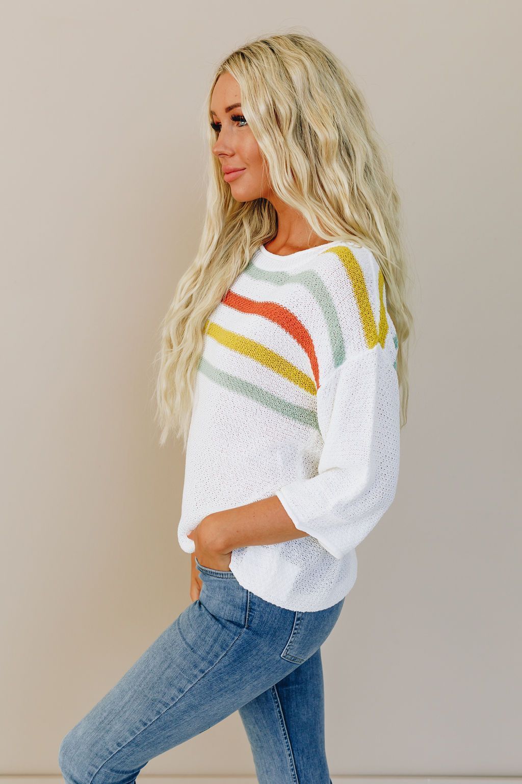 Stripes For Days Lightweight Sweater