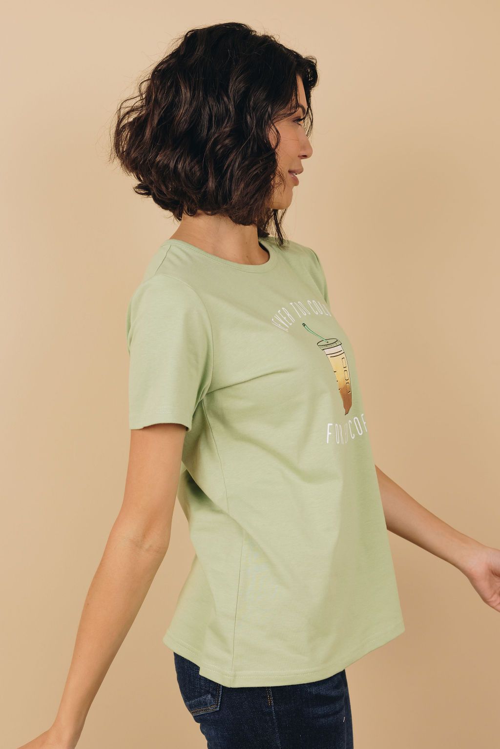 Never Too Cold For Iced Coffee Tee