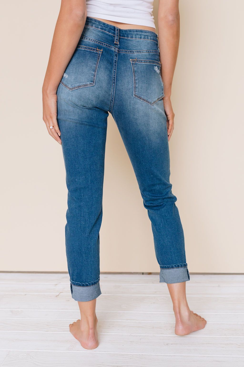 Bold New Me Patched Jeans