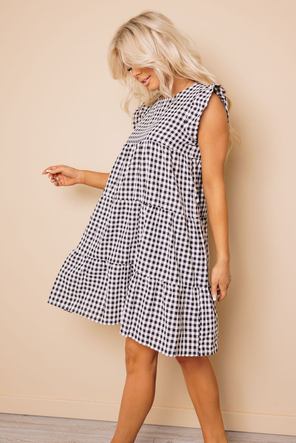 Scottsdale Plaid Ruffle Dress
