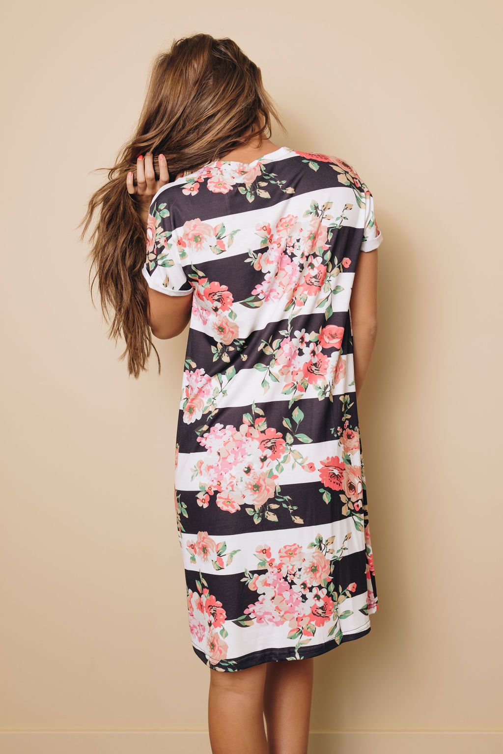 Kaylin Short Sleeved T-shirt Mini Dress