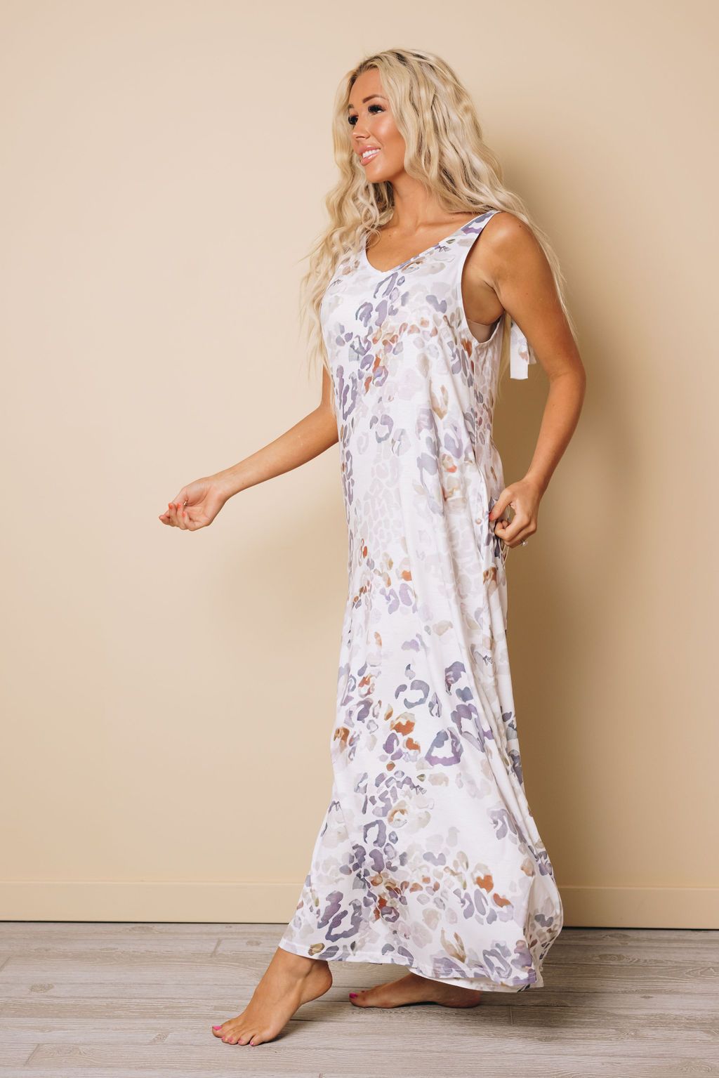 Romantic Slit Maxi Dress