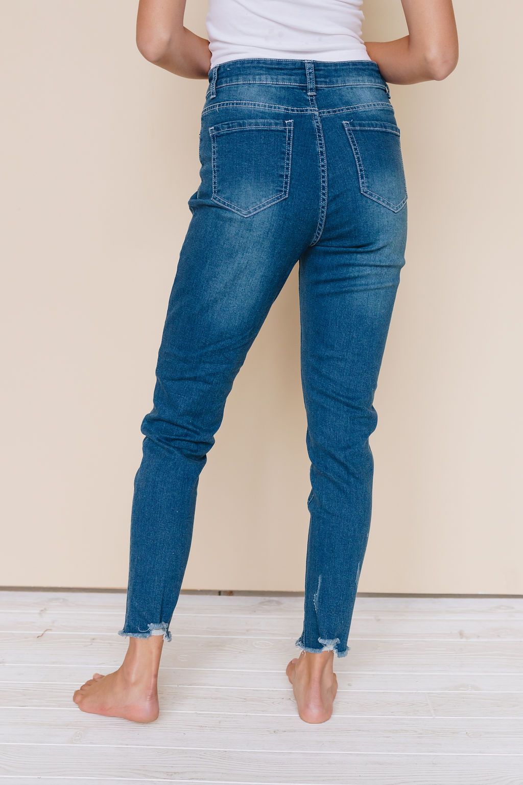 Singapore Leopard Patch Jeans
