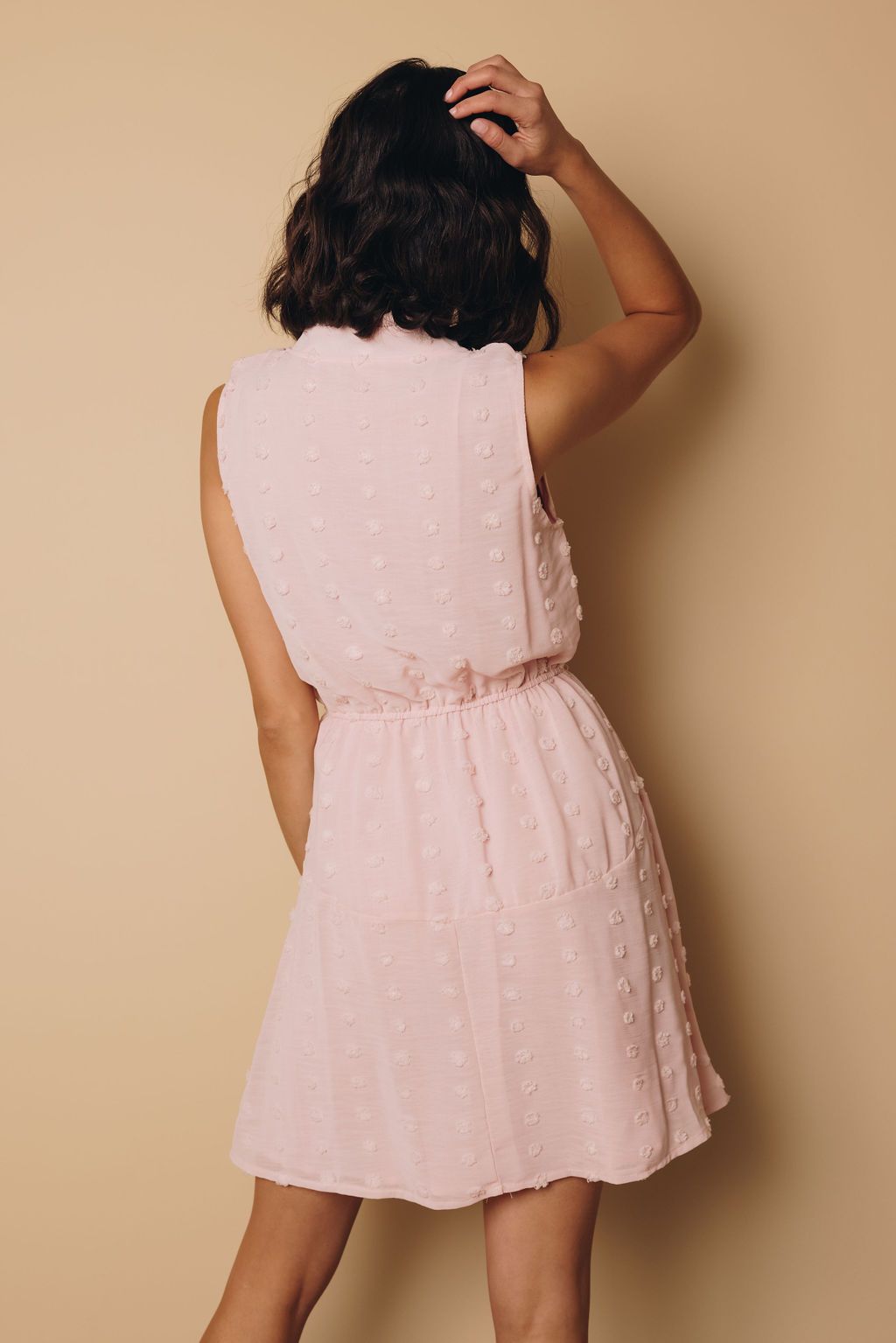 Nissa Pom Pom Mini Dress