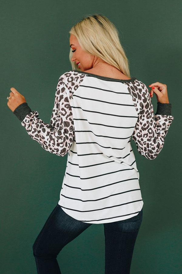 Rock and Wild Leopard Top