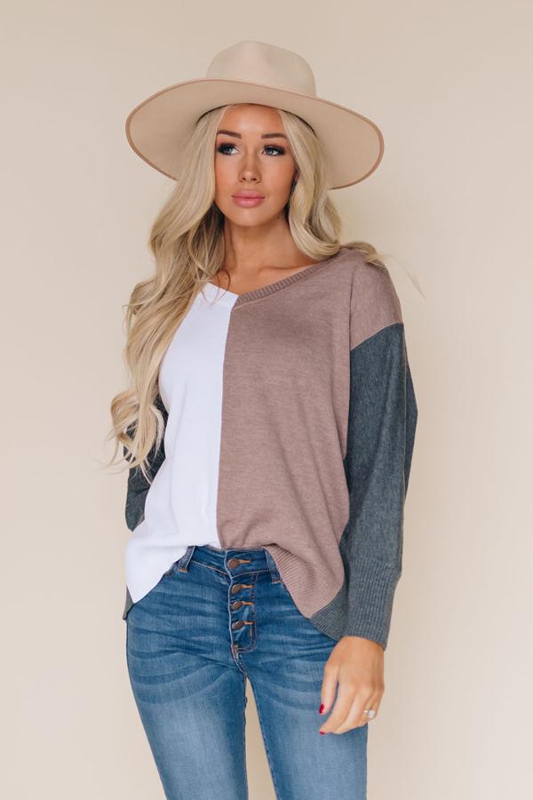 Grace Colorblock Sweater