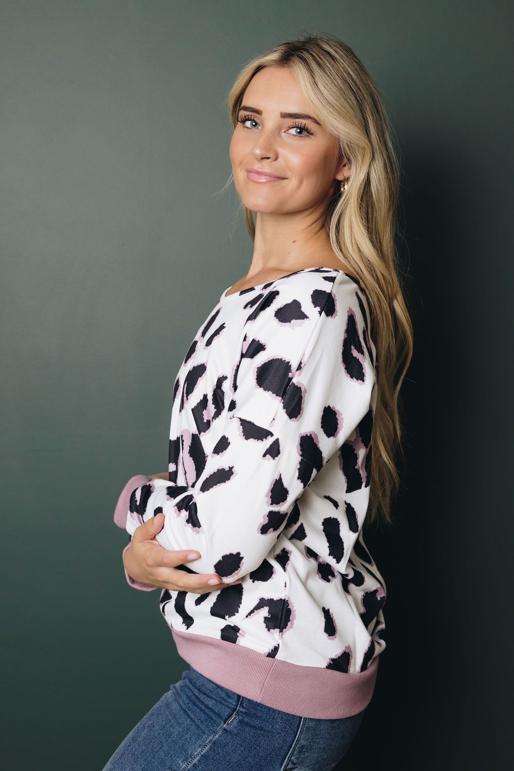 Jillian Leopard Sweatshirt