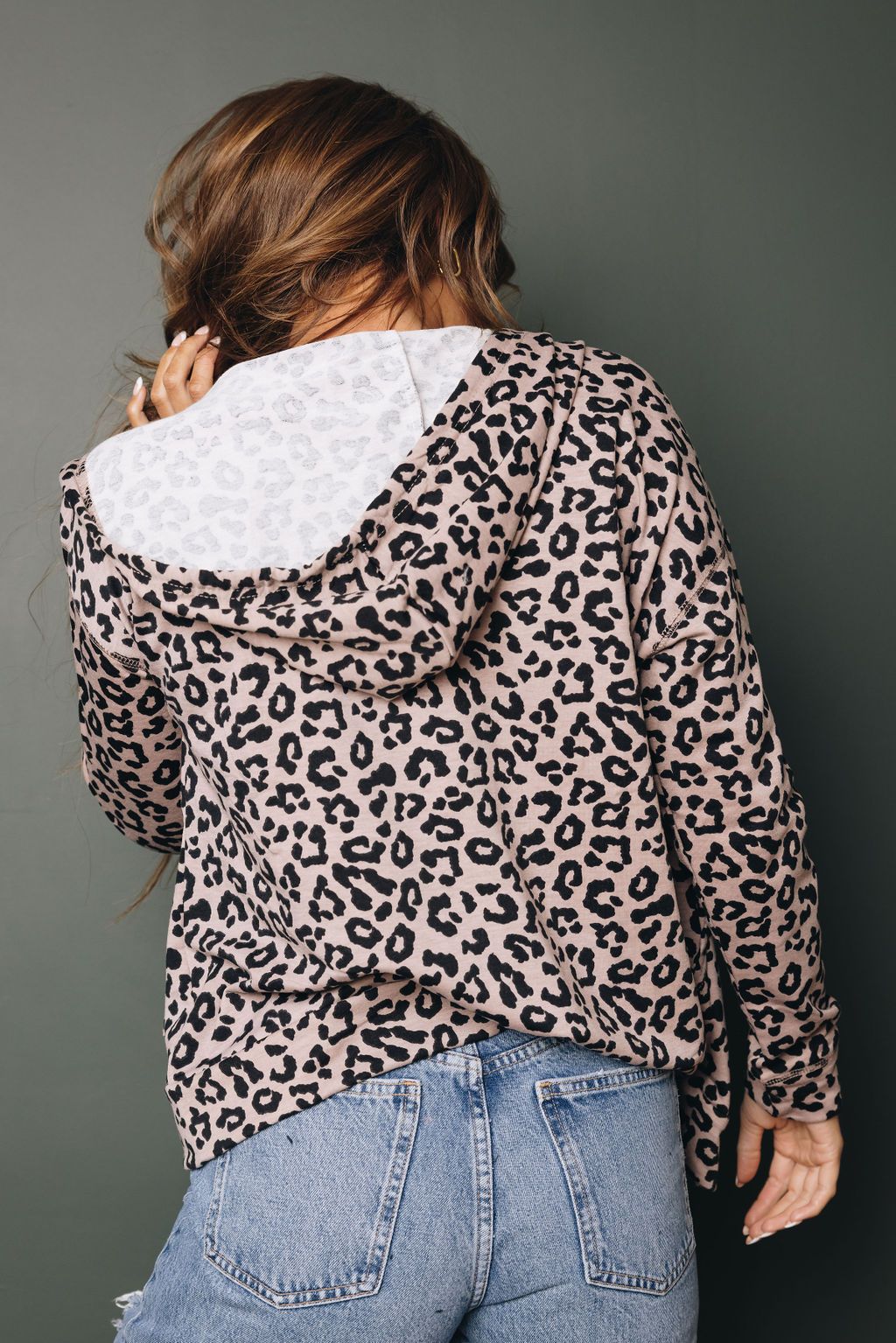 Karyl Leopard Hooded Jacket