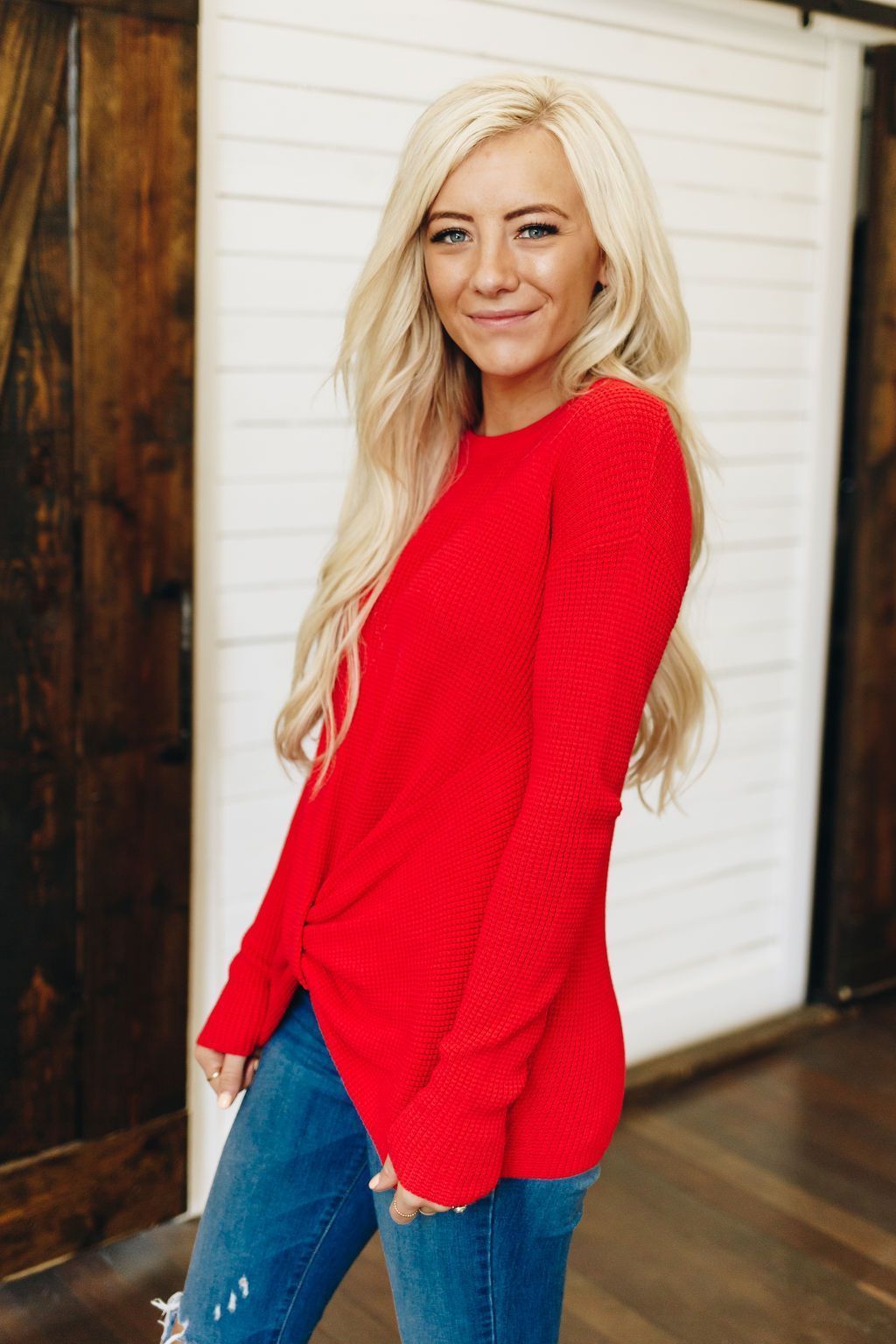 Jolee Ribbed Knit Sweater