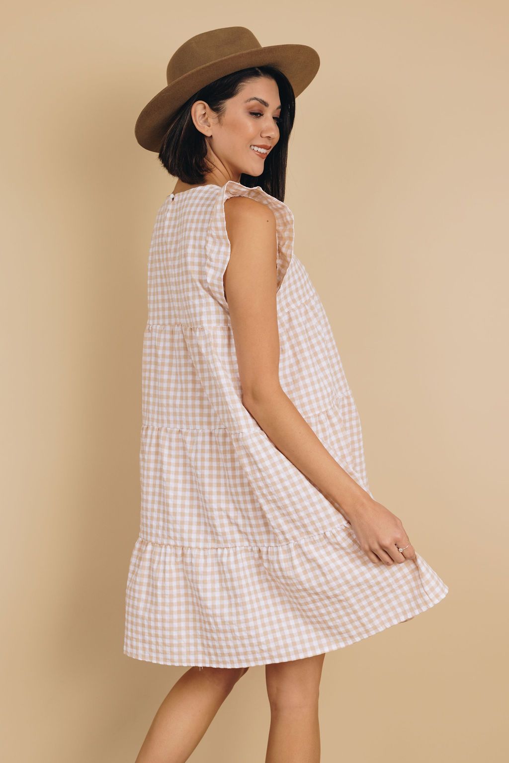 Scottsdale Plaid Ruffle Dress