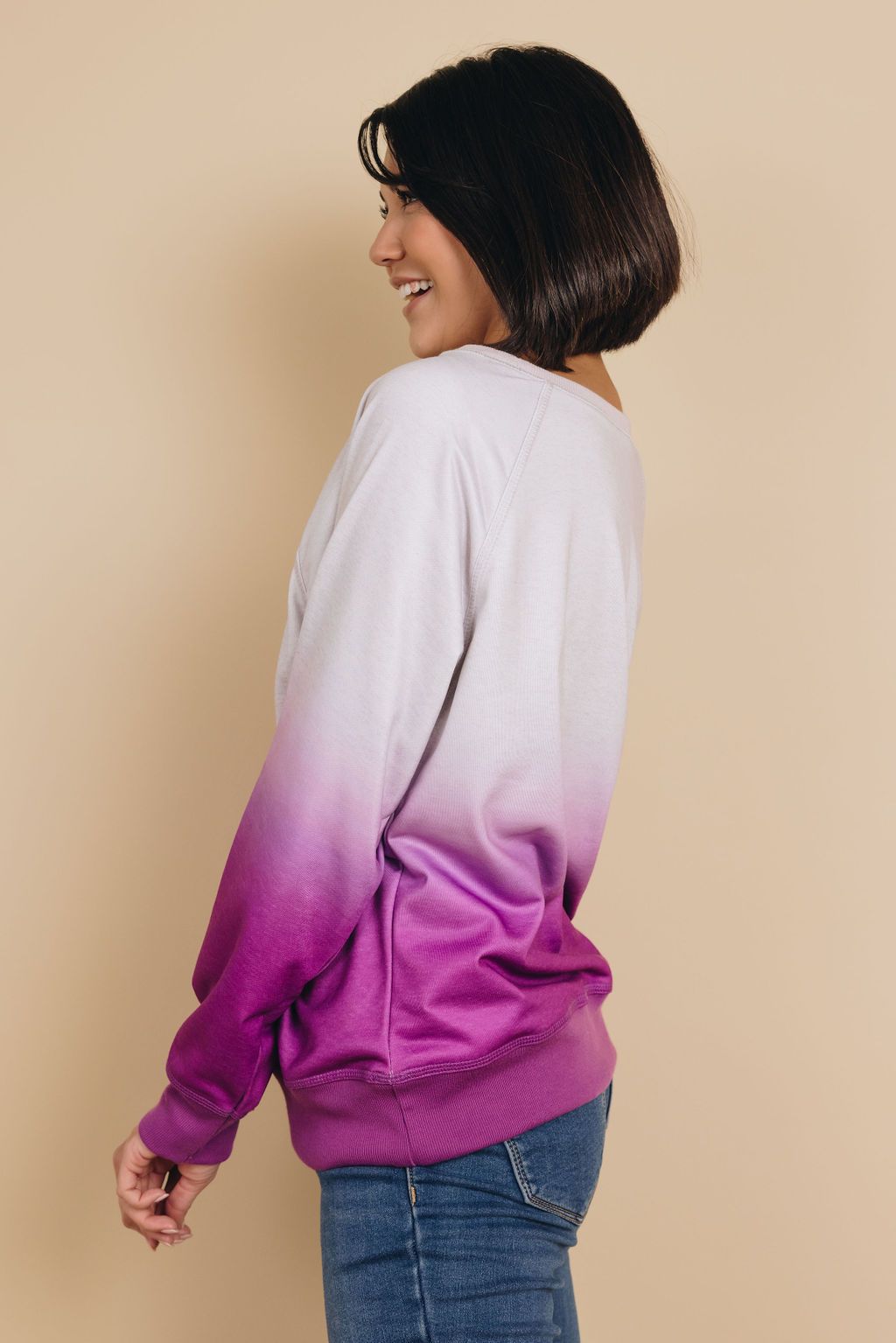 Not Over Yet Ombre Sweatshirt