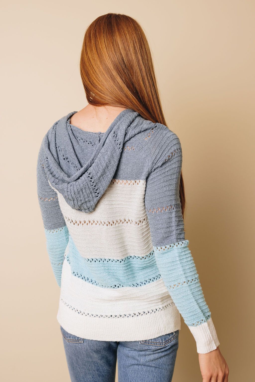 Beach Bonfire Knitted Hoodie