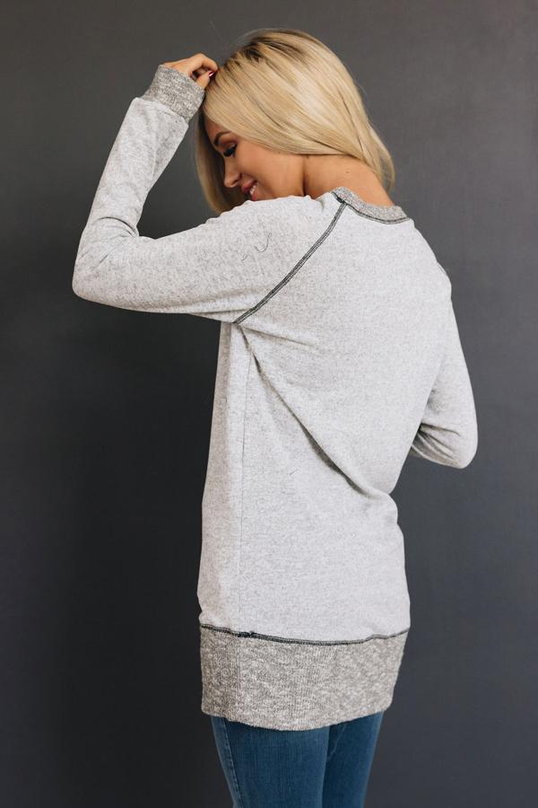 Blank Space Long Sleeve Top