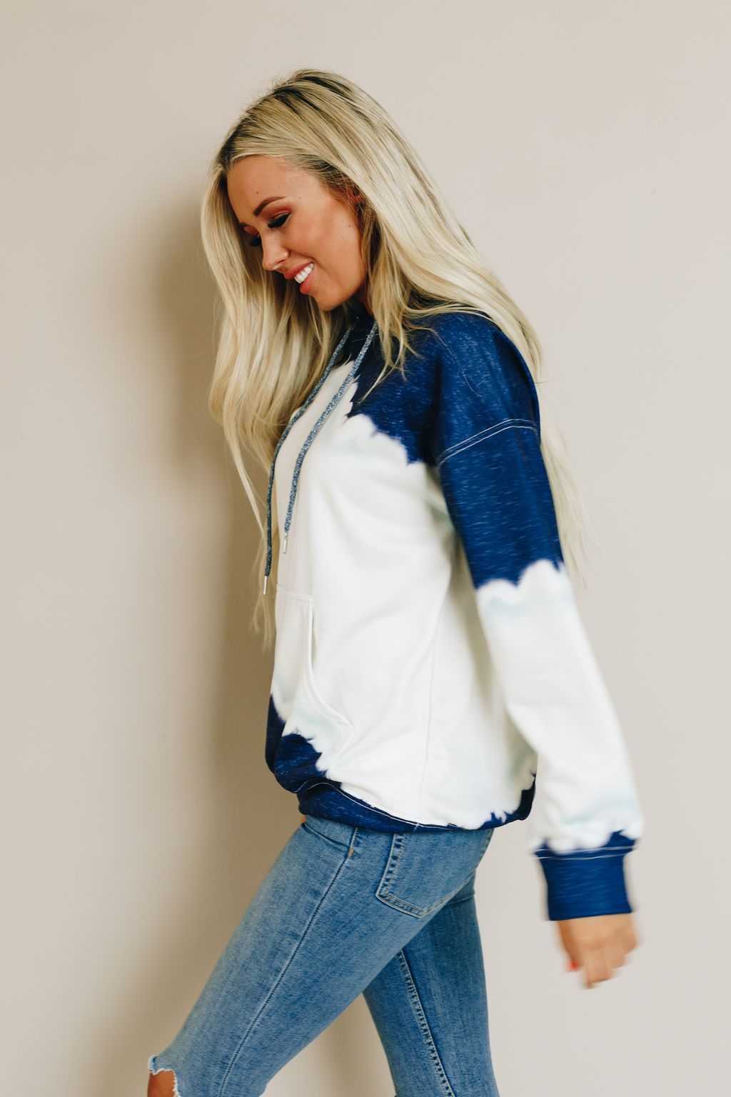 Swipe Right Tie Dye Hoodie