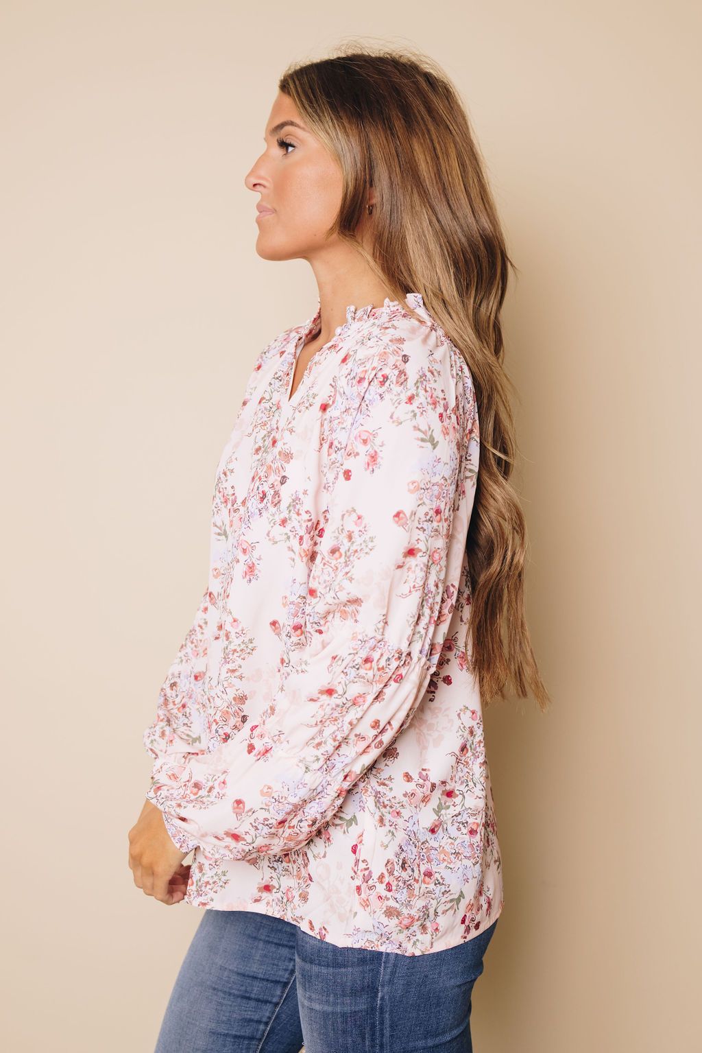 Hadid Floral Print Blouse