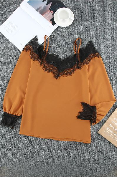 Work Of Art Cold Shoulder Blouse