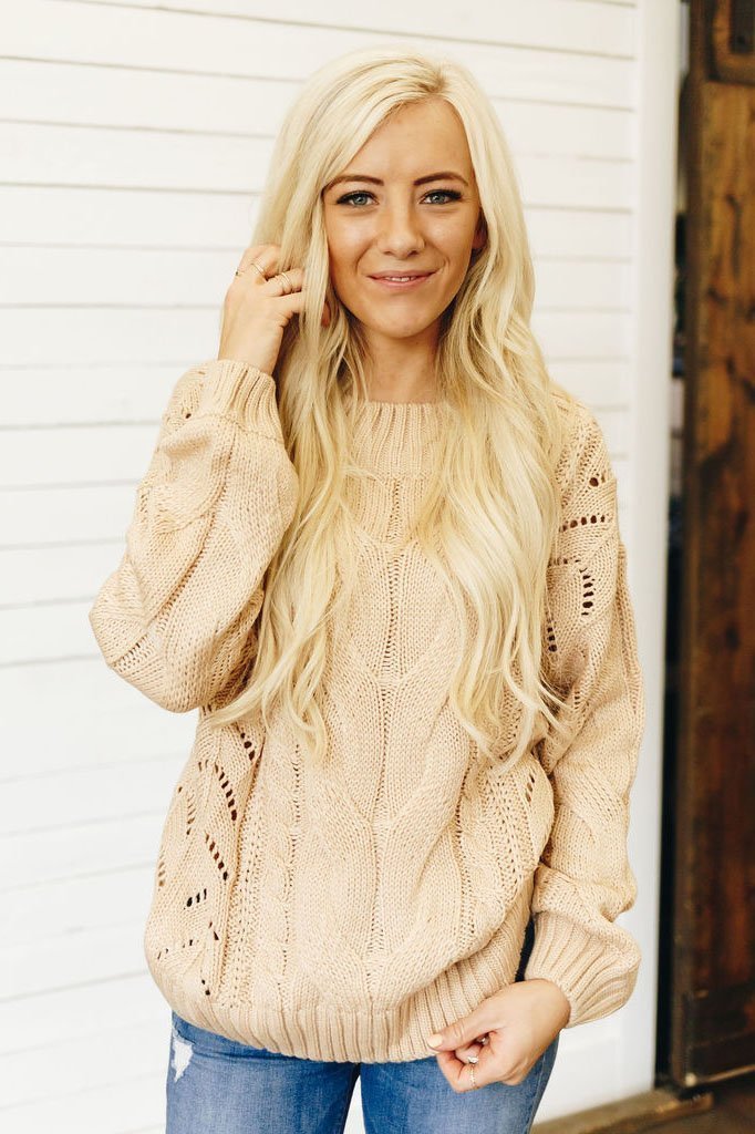Hopeless Romantic Chunky Sweater