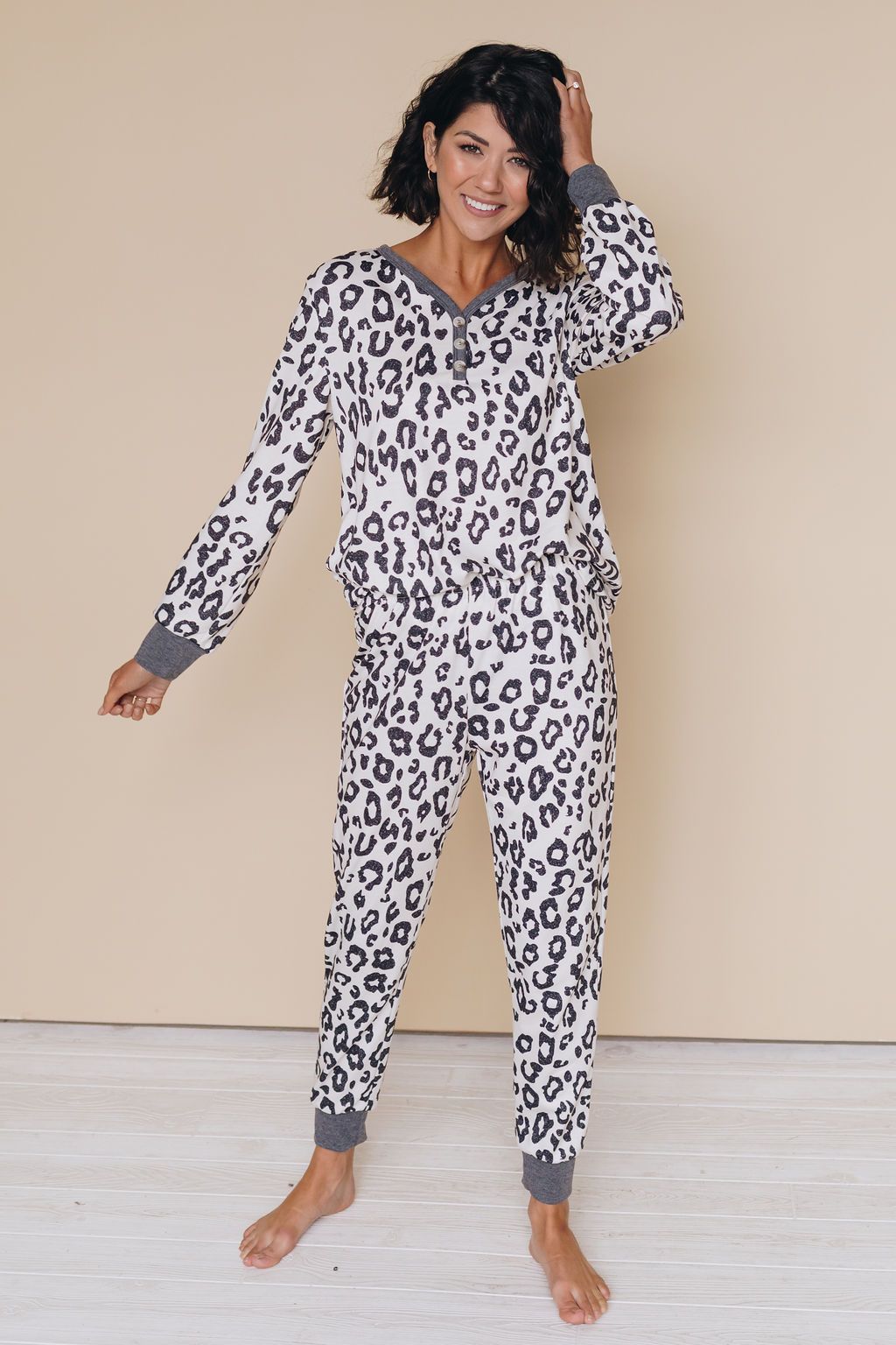 Chloe Leopard Pajama Set