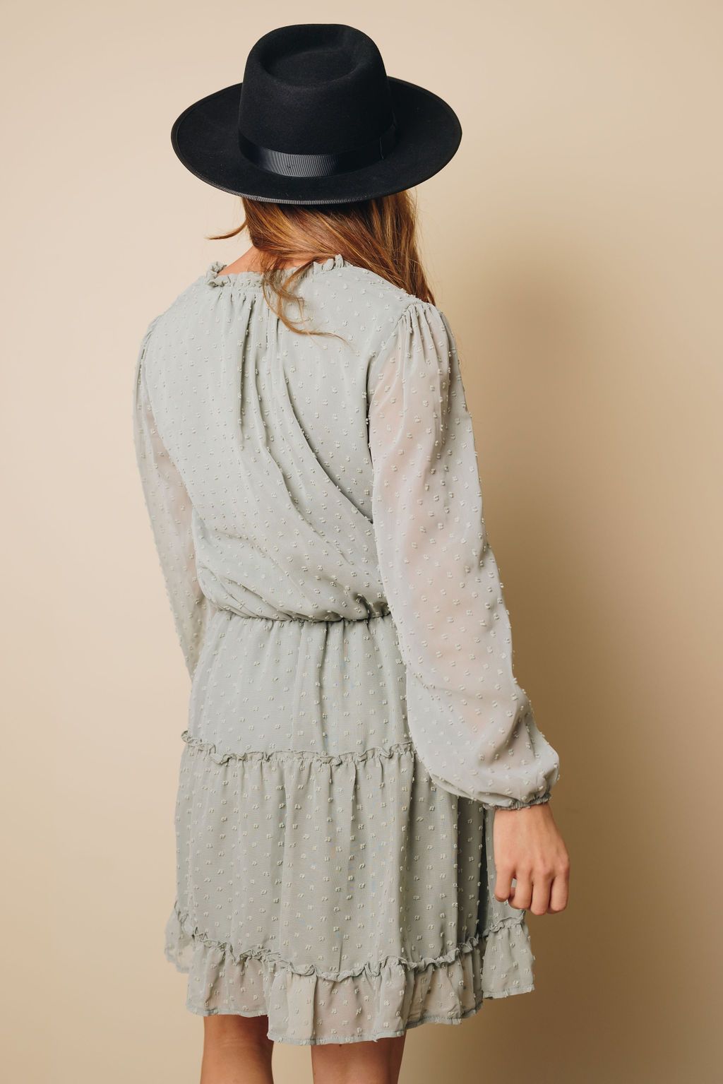 Aurelia Bubble Sleeve Mini Dress