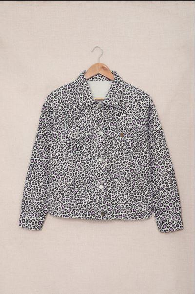 Leopard Print Casual Jacket