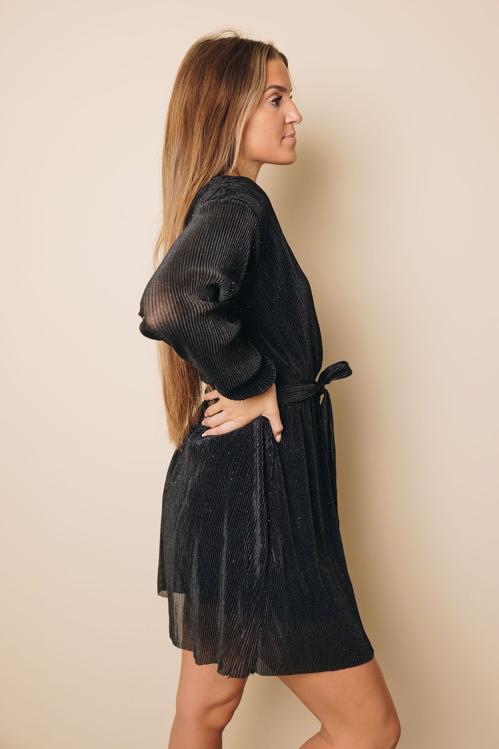 Adria Wrap Mini Dress