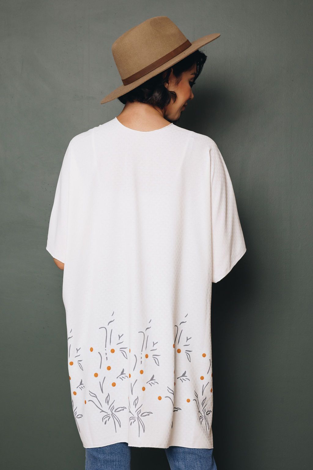 April Showers Floral Kimono