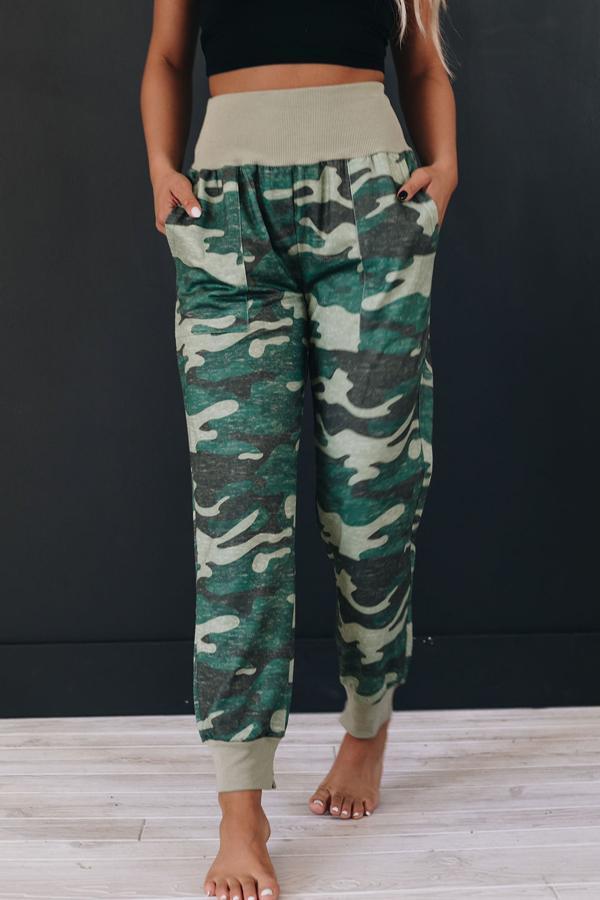 Lindon Patterned Pocket Slit Joggers