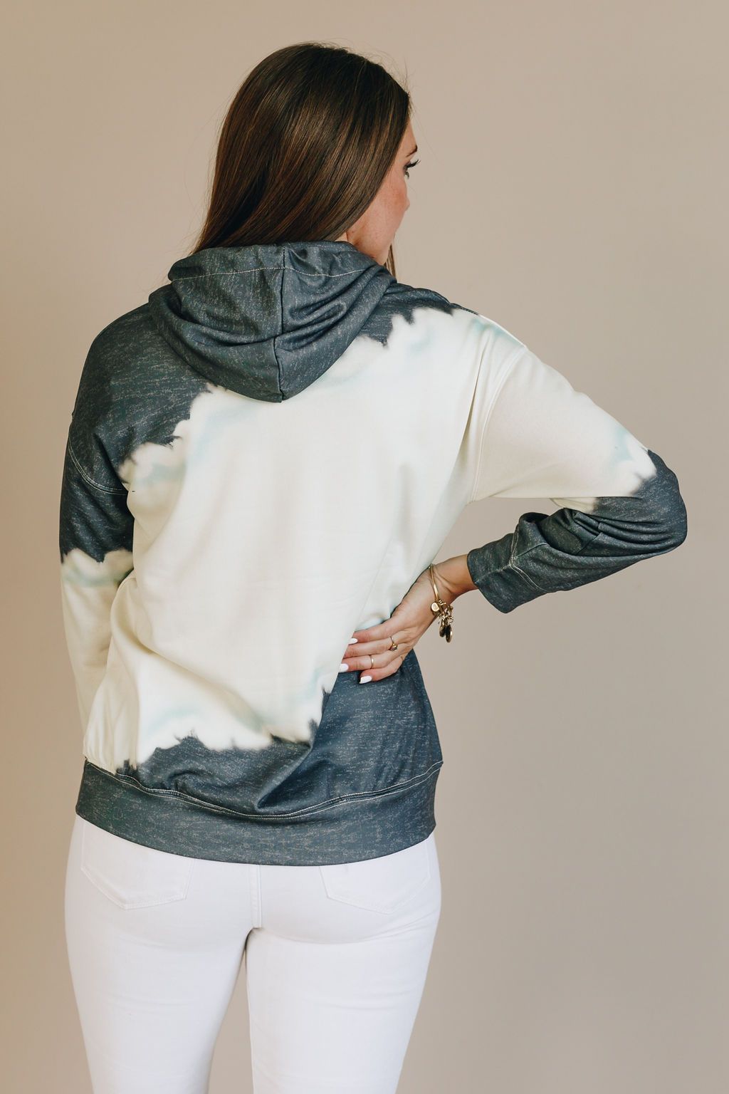 Swipe Right Tie Dye Hoodie