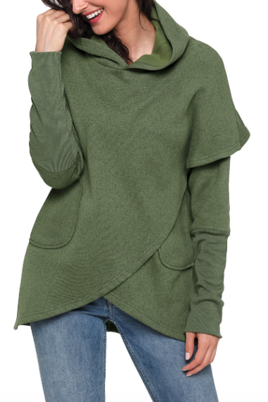 Designer Inspired Wrap Sweater