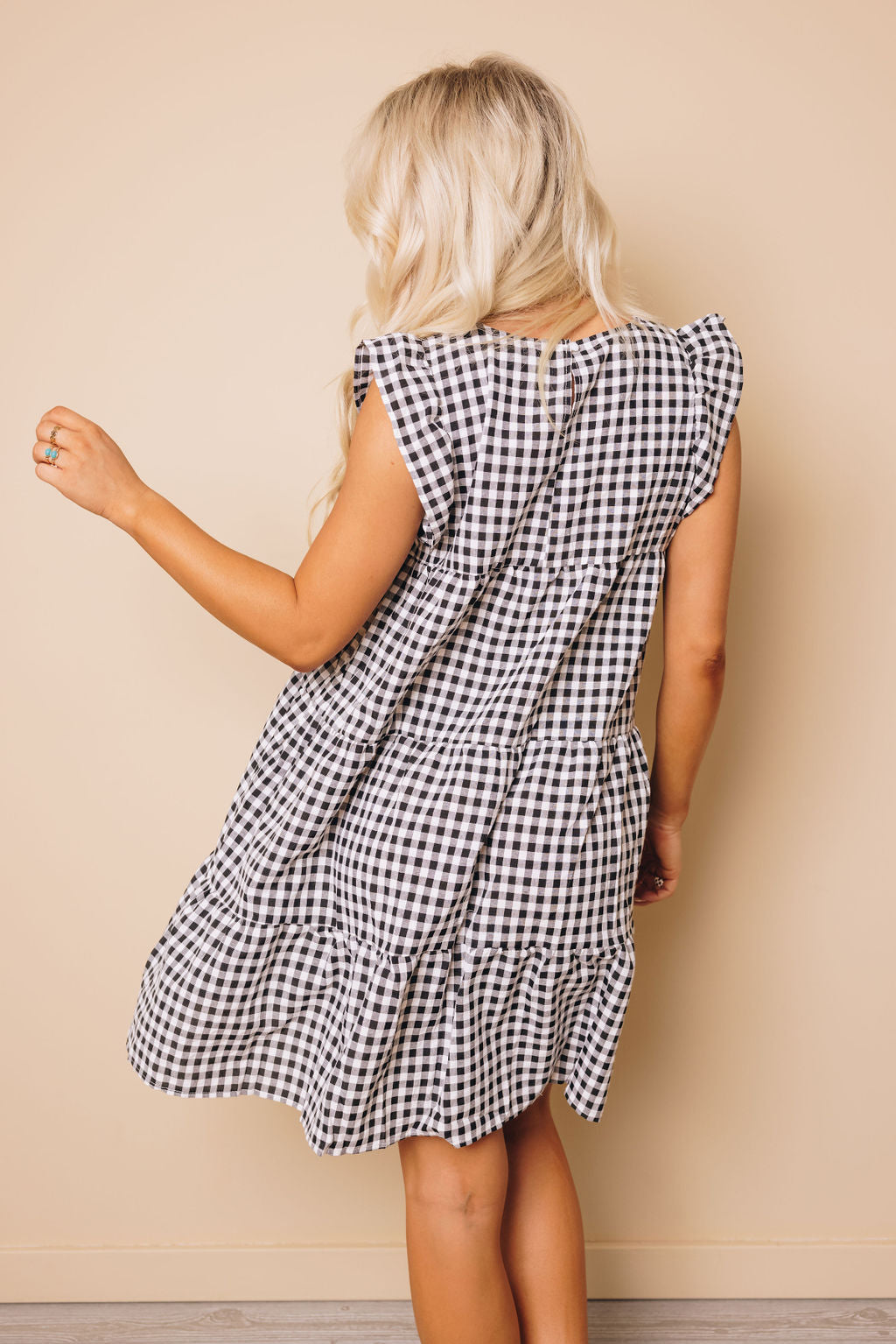 Scottsdale Plaid Ruffle Dress