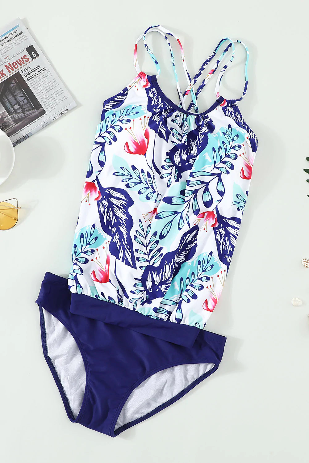 Natalie Printed Tankini