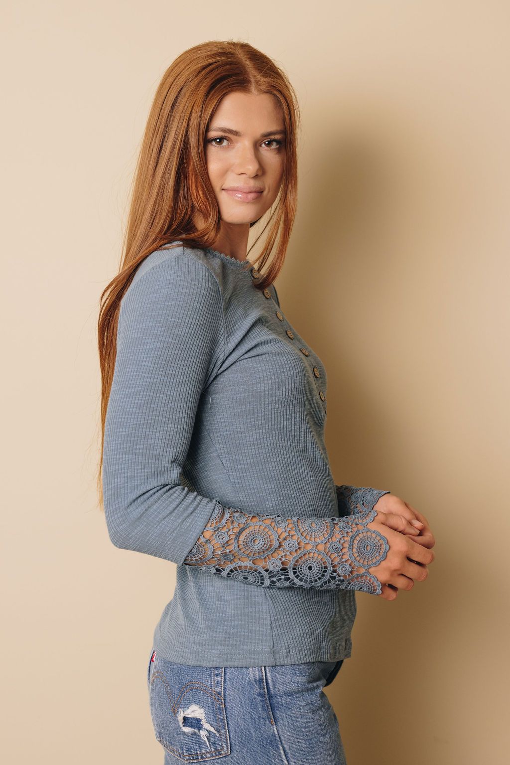 Kinley Thermal Lace Top