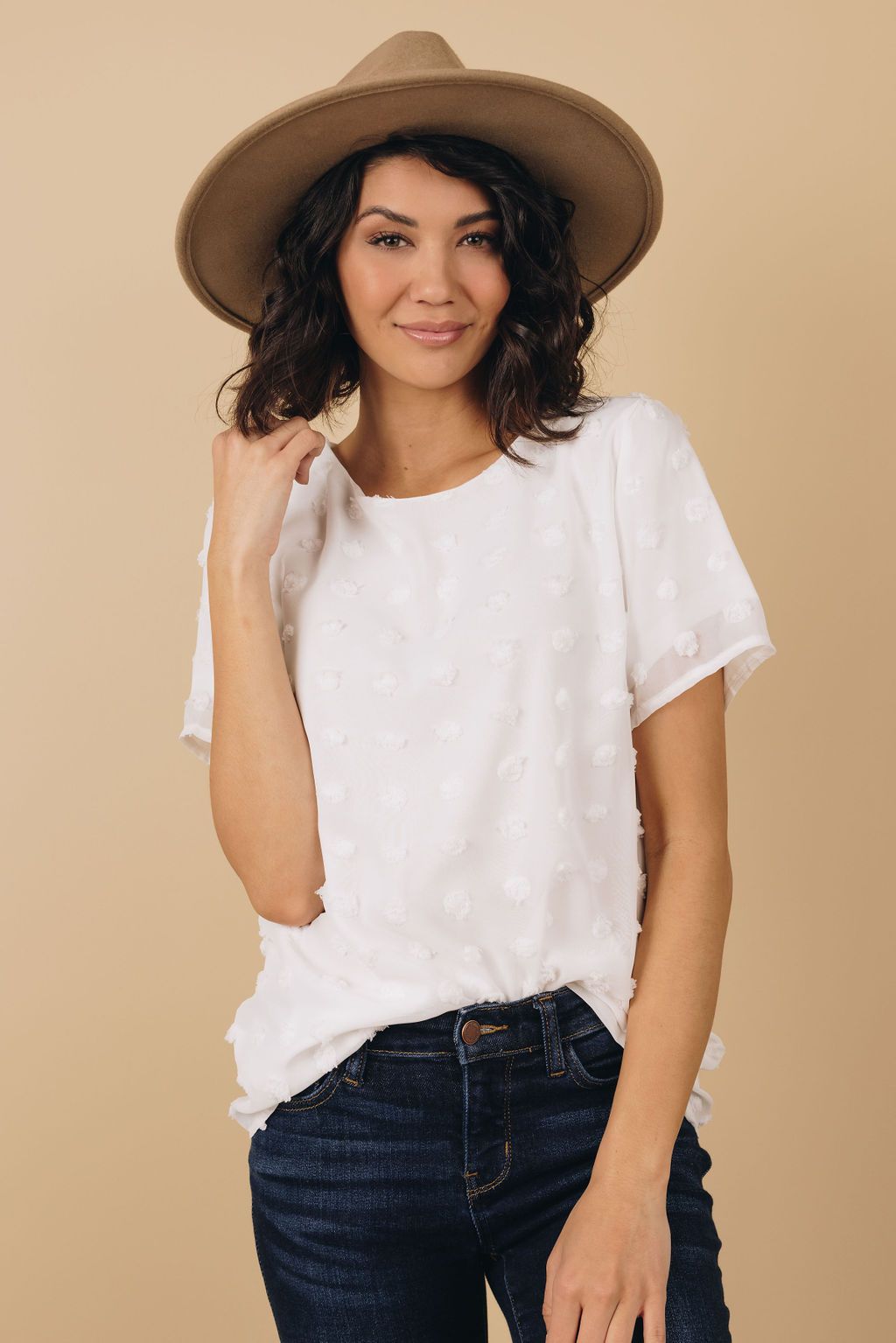 Endless Love Swiss Dot Top