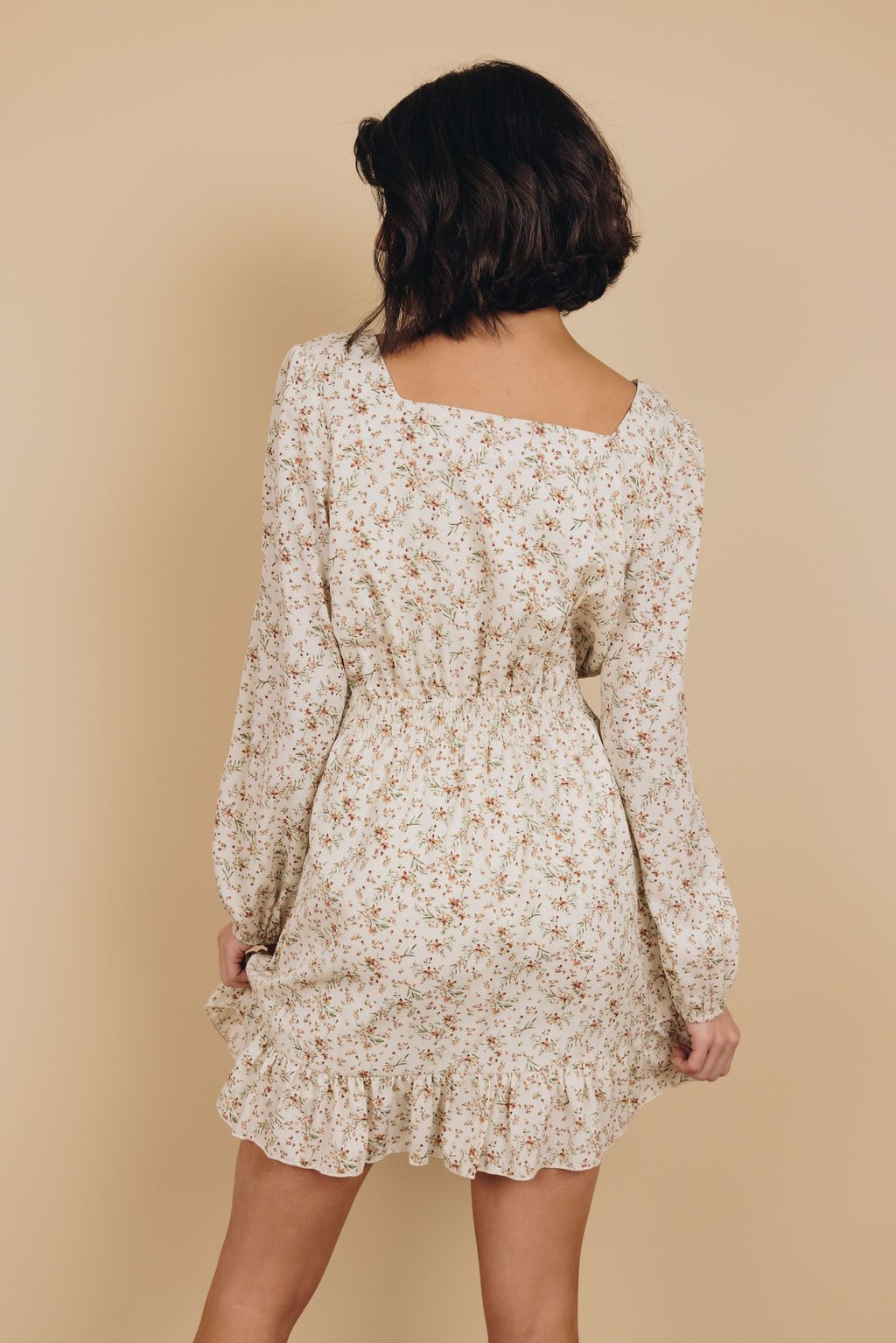 Naomi Ruffle Floral Dress