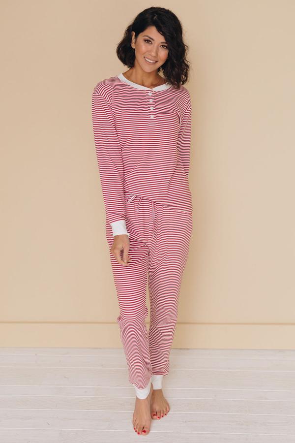 Candy Cane Kisses Pajama Set