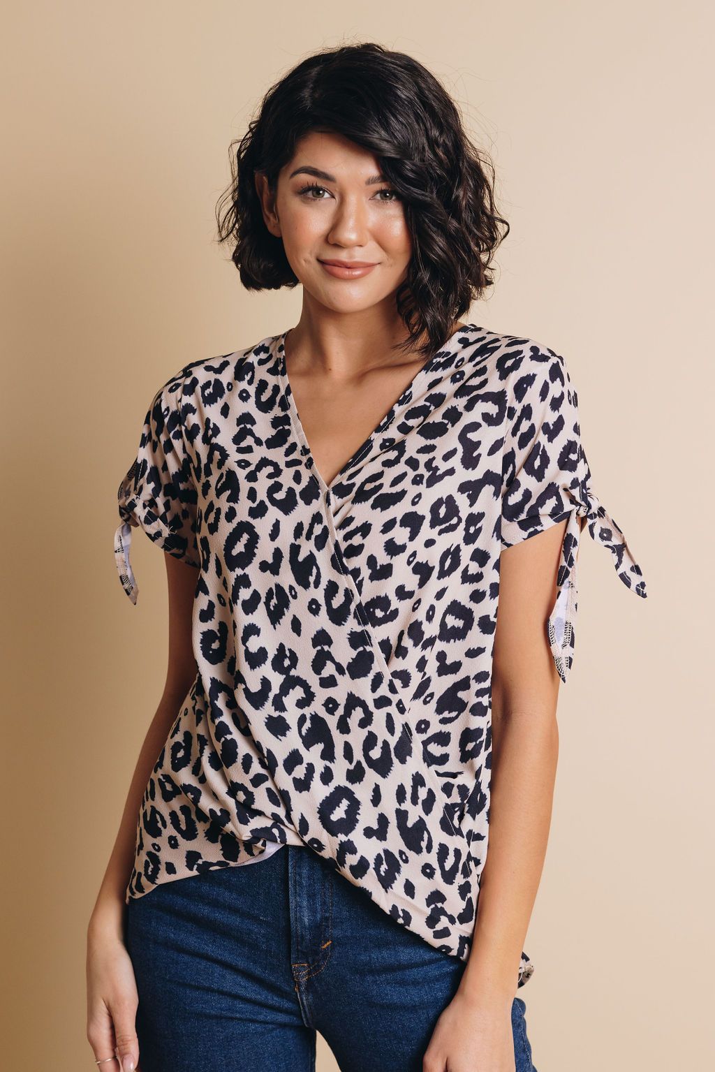 Stay With Me Tie Detail Top