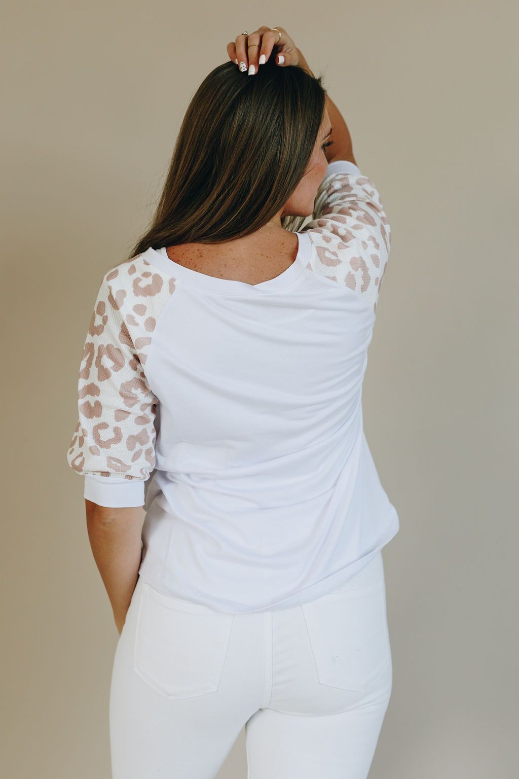 Go Wild Leopard Detail Top