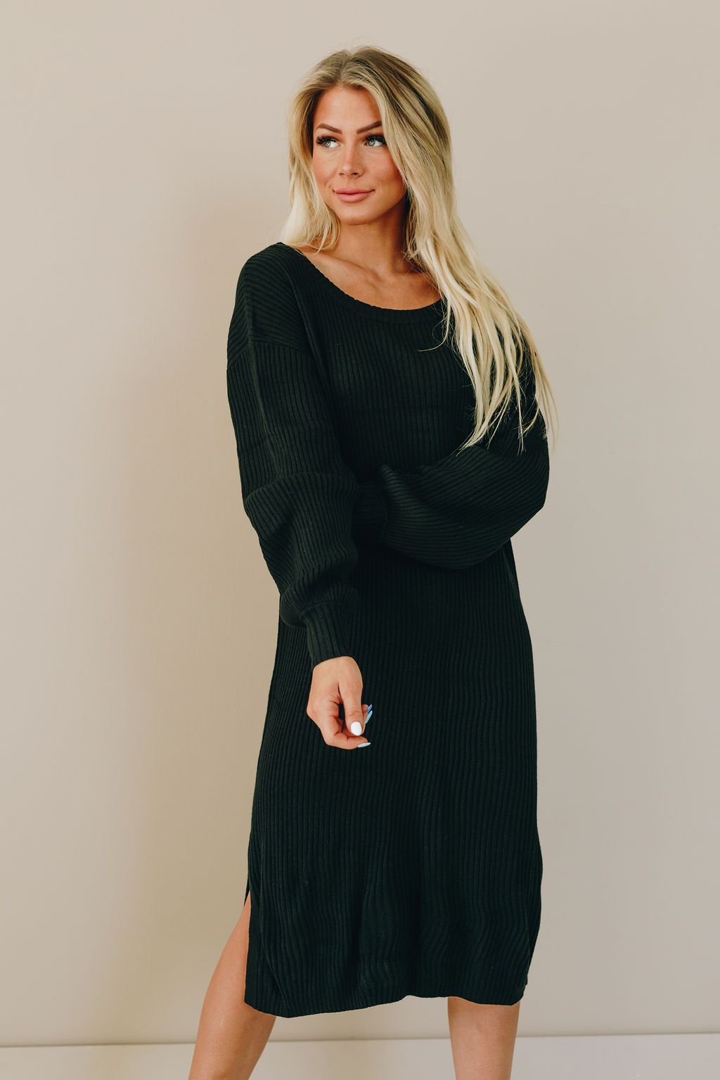 Snuggle Me Up Sweater Dress