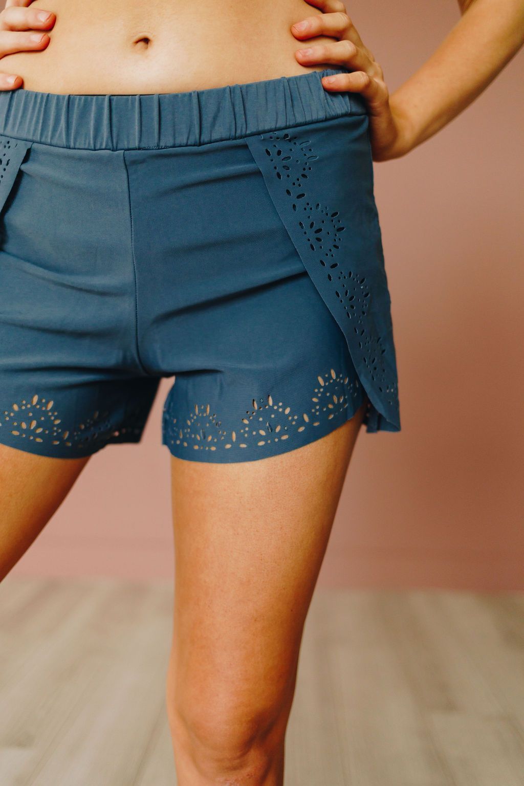 Summer Breeze Eyelet Swim Shorts