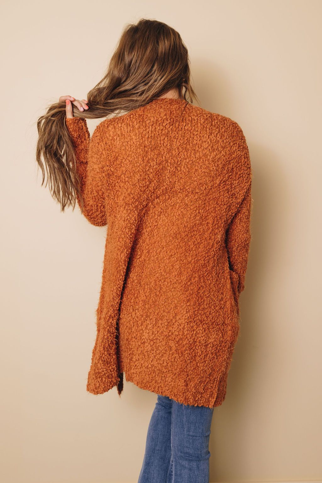 Cartlon Fuzzy Knit Cardigan
