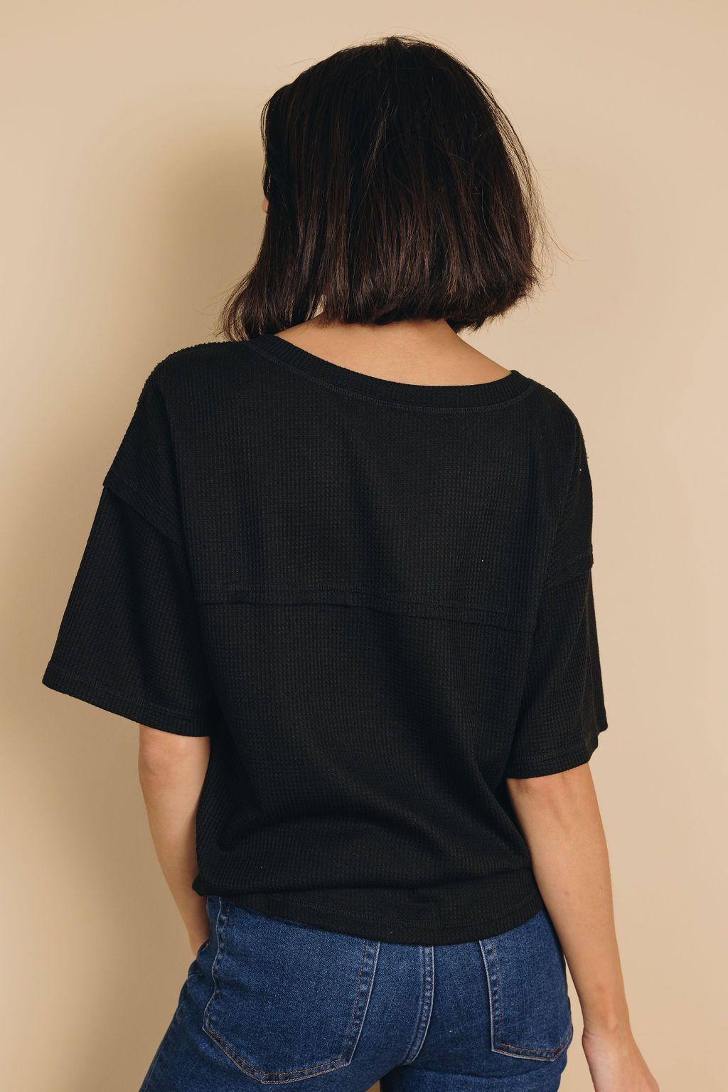 Workin' Myself Waffle Knit Tee