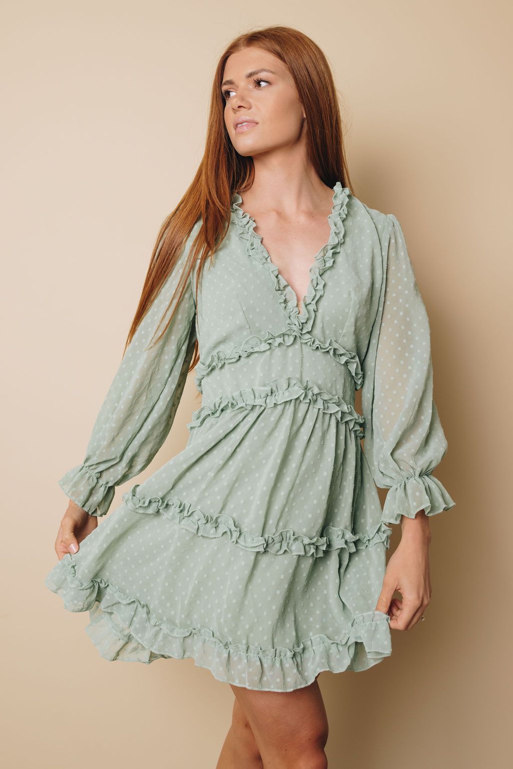 Hello Love Ruffle Dress