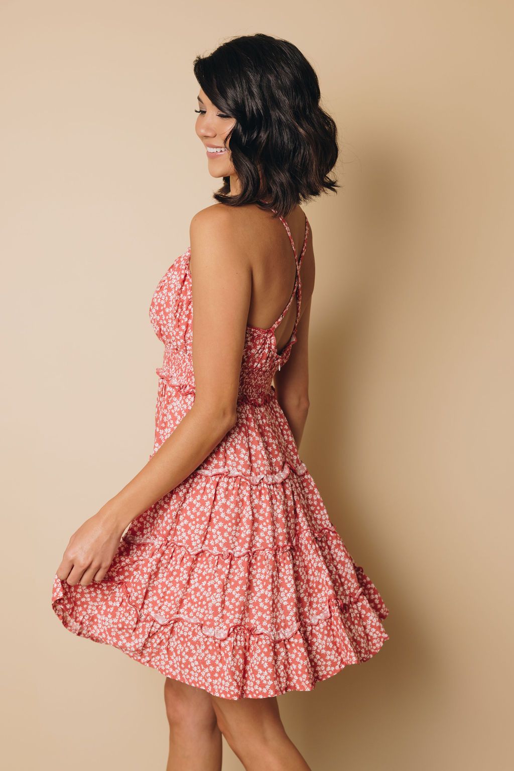 Kayson Ruffle Floral Dress